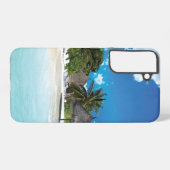 Coque Samsung Galaxy Plage exotique (Verso Horizontal)