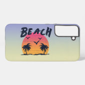 Coque Samsung Galaxy Plage/littoral/tropical/hawaïen (Verso Horizontal)