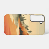 Coque Samsung Galaxy Plage vintage/rétro/tropicale (Verso Horizontal)