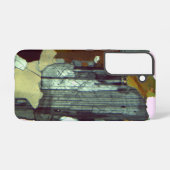 Coque Samsung Galaxy Plagioclase dans la section mince - Texture rocheu (Verso Horizontal)