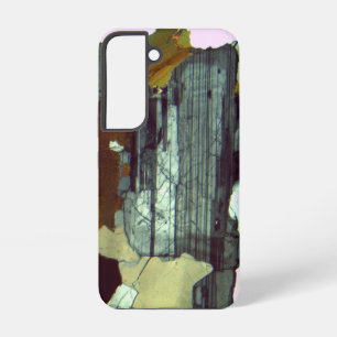 Coque Samsung Galaxy Plagioclase en lame mince - Texture de roche ignée
