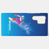 Coque Samsung Galaxy Planche à neige | (Verso Horizontal)