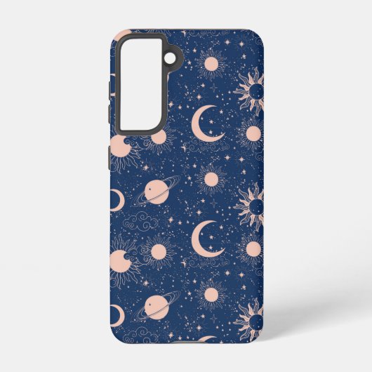 Coque Samsung Galaxy Planètes et étoiles Motif (Verso)