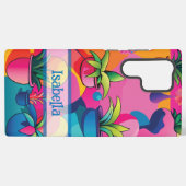 Coque Samsung Galaxy Plantes maximalistes pointillés (Verso Horizontal)
