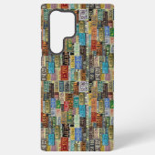Coque Samsung Galaxy Plaques d'immatriculation vintage (Verso)
