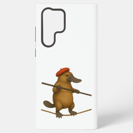 Coque Samsung Galaxy Platon ornithorynque funambule (Verso)