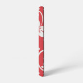 Coque Samsung Galaxy Plumeria Rouge (Côté gauche)