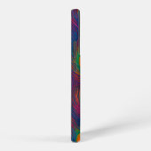Coque Samsung Galaxy Plumes de paon colorées (Côté droit)
