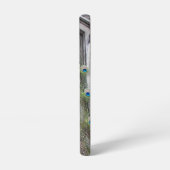 Coque Samsung Galaxy Plumes de paon et fenêtres gothiques (Côté gauche)