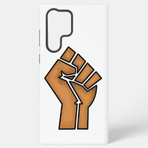Coque Samsung Galaxy poing de fierté noire unité histoire unité Africai
