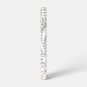 Coque Samsung Galaxy Points blancs Abstraits violets (Côté gauche)