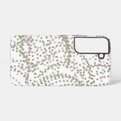 Coque Samsung Galaxy Points blancs Abstraits violets (Verso Horizontal)