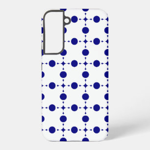 Coque Samsung Galaxy Points bleus de marine, motif à pois, pois
