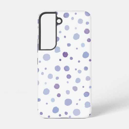 Coque Samsung Galaxy points noirs peints à la main (Verso)