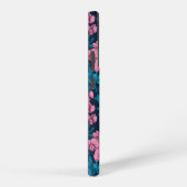 Coque Samsung Galaxy Pois doux et bourdons, rose et bleu (Côté droit)