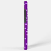 Coque Samsung Galaxy Pois violets (Côté droit)