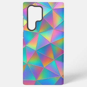 Coque Samsung Galaxy Polygone iridescent