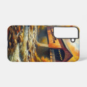 Coque Samsung Galaxy pont couvert d'automne classique (Verso Horizontal)