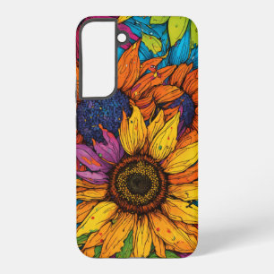 Coque Samsung Galaxy Pop Art Tournesol Splash
