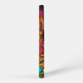 Coque Samsung Galaxy Pop Art Tournesol Splash (Côté droit)