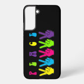Coque Samsung Galaxy Pop Peace Hands (Verso)