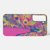 Coque Samsung Galaxy Pop Peacock (Verso Horizontal)