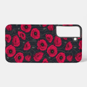 Coque Samsung Galaxy Poppies rouges (Verso Horizontal)