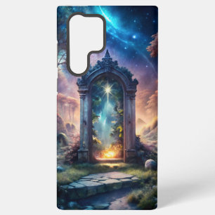 Coque Samsung Galaxy Porte Galaxie Fantastique de la Forêt Enchantée