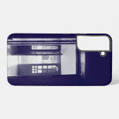 Coque Samsung Galaxy Portes bleues (Verso Horizontal)