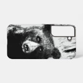 Coque Samsung Galaxy Portrait de l'ours (Verso Horizontal)