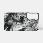 Coque Samsung Galaxy Portrait d'ours grizzli (Verso Horizontal)