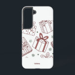 Coque Samsung Galaxy "Précieux comme cadeau" Galaxy S22 Coque Premium<br><div class="desc">Habille ton smartphone avec le Coque Galaxy S22 Premium "précieux comme cadeau". Doté d'une boîte cadeau motif avec des lignes délicates, le coque est une combinaison sophistiquée de bordeaux et de blanc pour un look élégant. De subtiles étoiles vertes et des motifs de flocon de neige apportent une touche de...</div>
