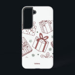 Coque Samsung Galaxy "Précieux comme cadeau" Galaxy S22 Coque Premium<br><div class="desc">Habille ton smartphone avec le Coque Galaxy S22 Premium "précieux comme cadeau". Doté d'une boîte cadeau motif avec des lignes délicates, le coque est une combinaison sophistiquée de bordeaux et de blanc pour un look élégant. De subtiles étoiles vertes et des motifs de flocon de neige apportent une touche de...</div>