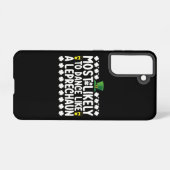 Coque Samsung Galaxy Probablement De Danse Comme Un St patrick Leprecha (Verso Horizontal)