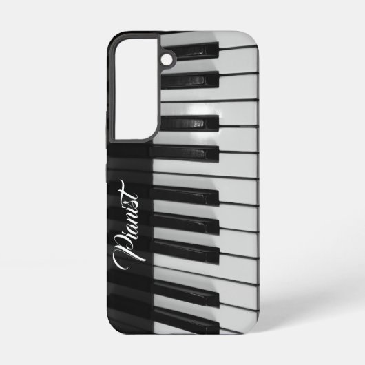 Coque Samsung Galaxy Professional Vintage  Pianist  (Verso)