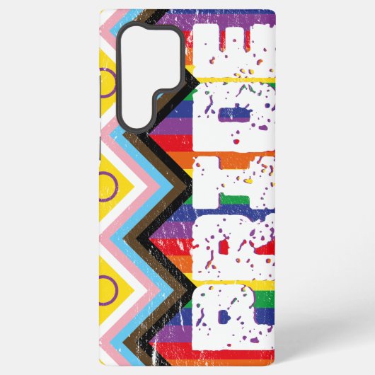 Coque Samsung Galaxy Progrès Fierté LGBTQ (Verso)