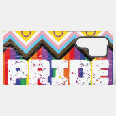 Coque Samsung Galaxy Progrès Fierté LGBTQ (Verso Horizontal)