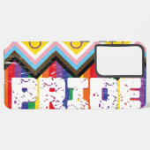 Coque Samsung Galaxy Progrès Fierté LGBTQ (Côté gauche)