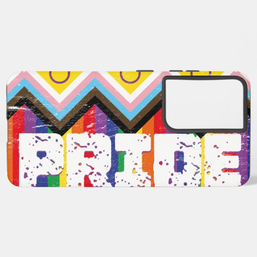 Coque Samsung Galaxy Progrès Fierté LGBTQ (Côté gauche)