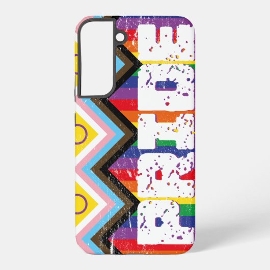 Coque Samsung Galaxy Progrès Fierté LGBTQ (Verso)