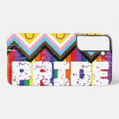 Coque Samsung Galaxy Progrès Fierté LGBTQ (Verso Horizontal)
