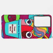 Coque Samsung Galaxy Psychédélique (Côté gauche)