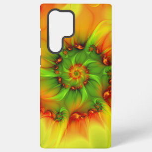 Coque Samsung Galaxy Psychédélique colorée moderne art Abstrait fractal