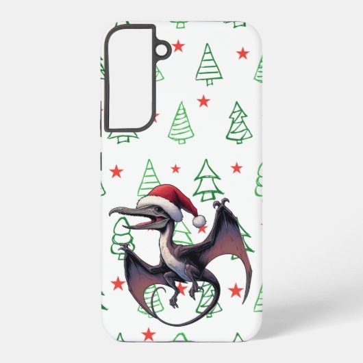 Coque Samsung Galaxy Pterodactyle de Noël (Verso)