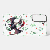 Coque Samsung Galaxy Pterodactyle de Noël (Verso Horizontal)