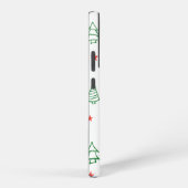 Coque Samsung Galaxy Pterodactyle de Noël (Côté droit)