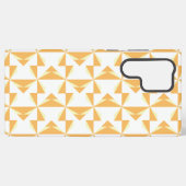 Coque Samsung Galaxy Pumpkin Orange Pinwheels (Verso Horizontal)