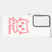 Coque Samsung Galaxy Purfection, Très Mignonne Chat Anime (Côté gauche)