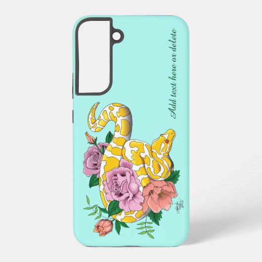 Coque Samsung Galaxy Python albino (Verso)