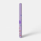 Coque Samsung Galaxy Quiet Moment Cat Samsung Galaxy Case – Purple (Côté gauche)